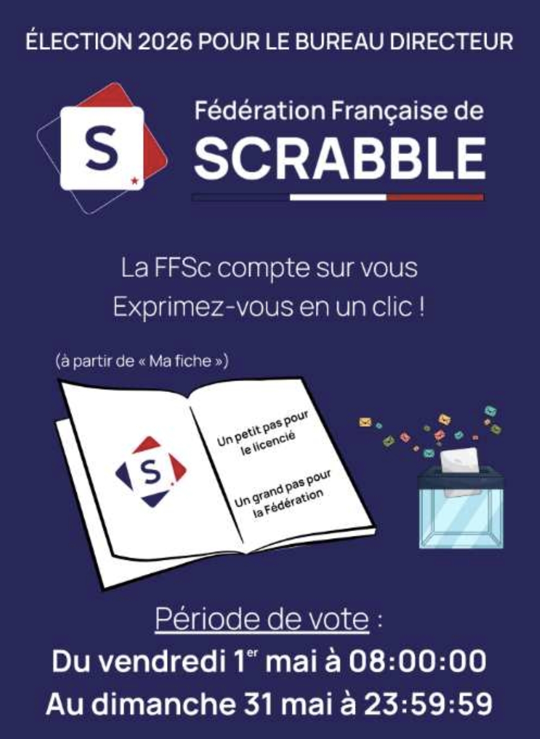 Elections du Bureau Directeur de la FFSc